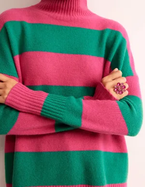 Andrea Jewel-Cluster Ring-Hot Pink