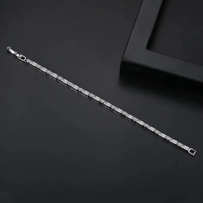 Bamboo Link Bracelet - 3mm Silver