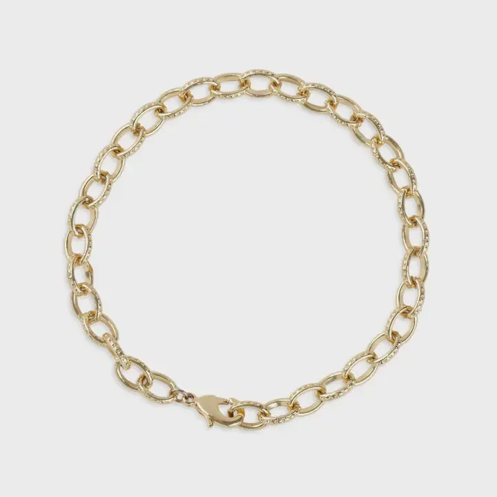 Bill Skinner Diamond Cut Charm Bracelet