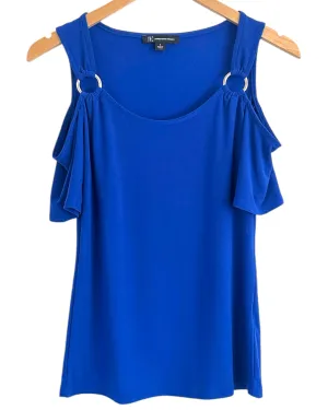 Bright Winter Sapphire Cold Shoulder Ring Top