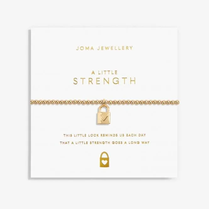 Gold Strength Gold 17.5cm Stretch Bracelet 6184
