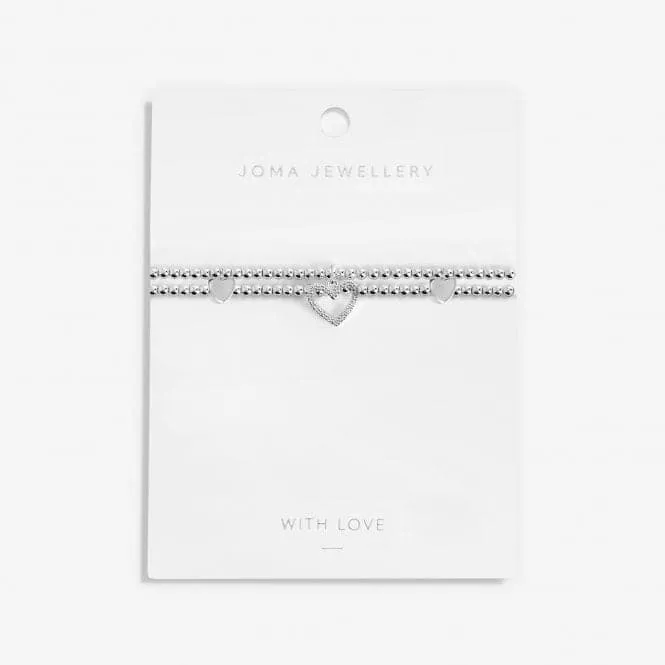 Lila Heart Layered Bracelet 5915