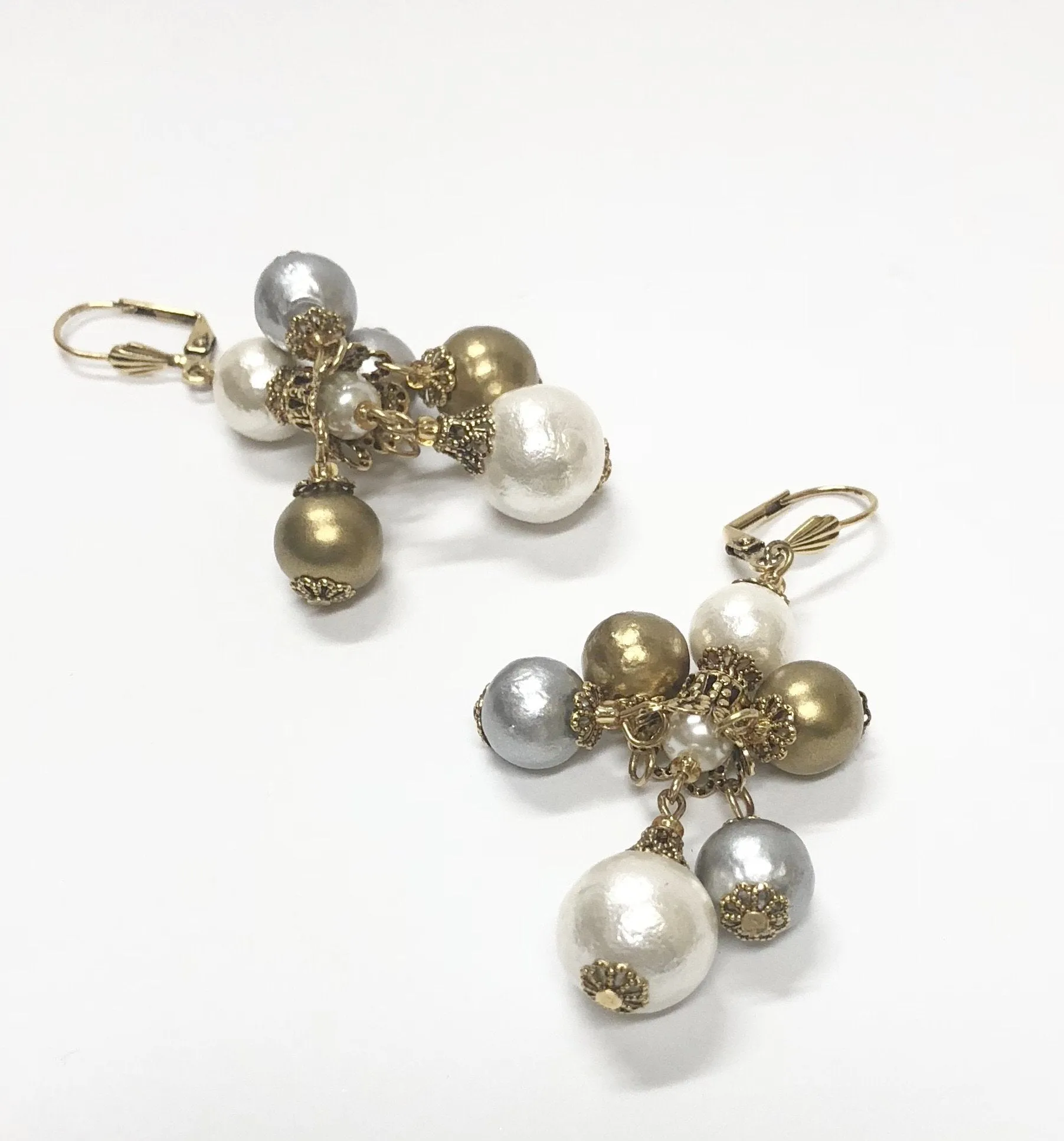LORREN BELL PRINCESS DANGLE EARRINGS