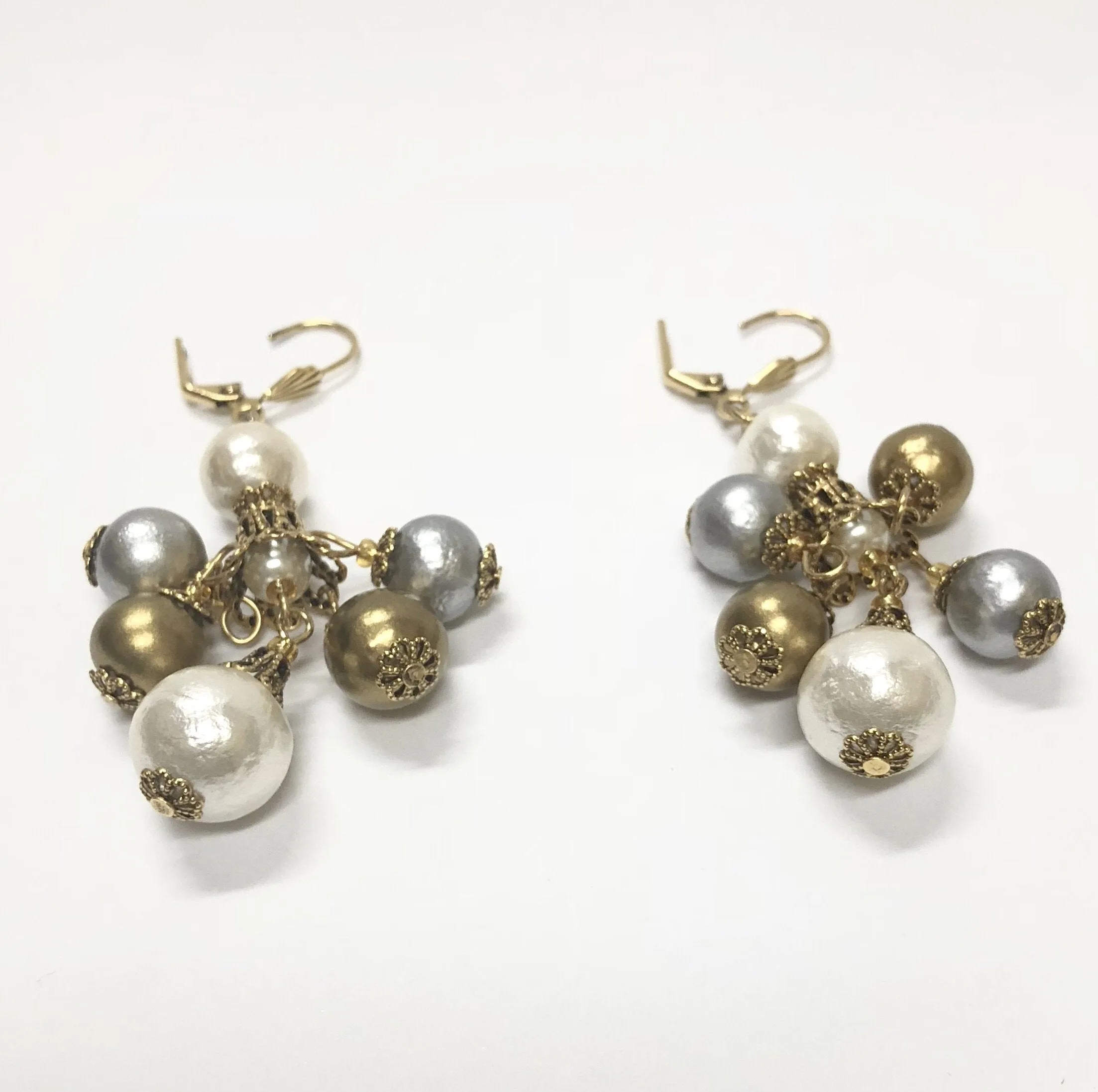 LORREN BELL PRINCESS DANGLE EARRINGS