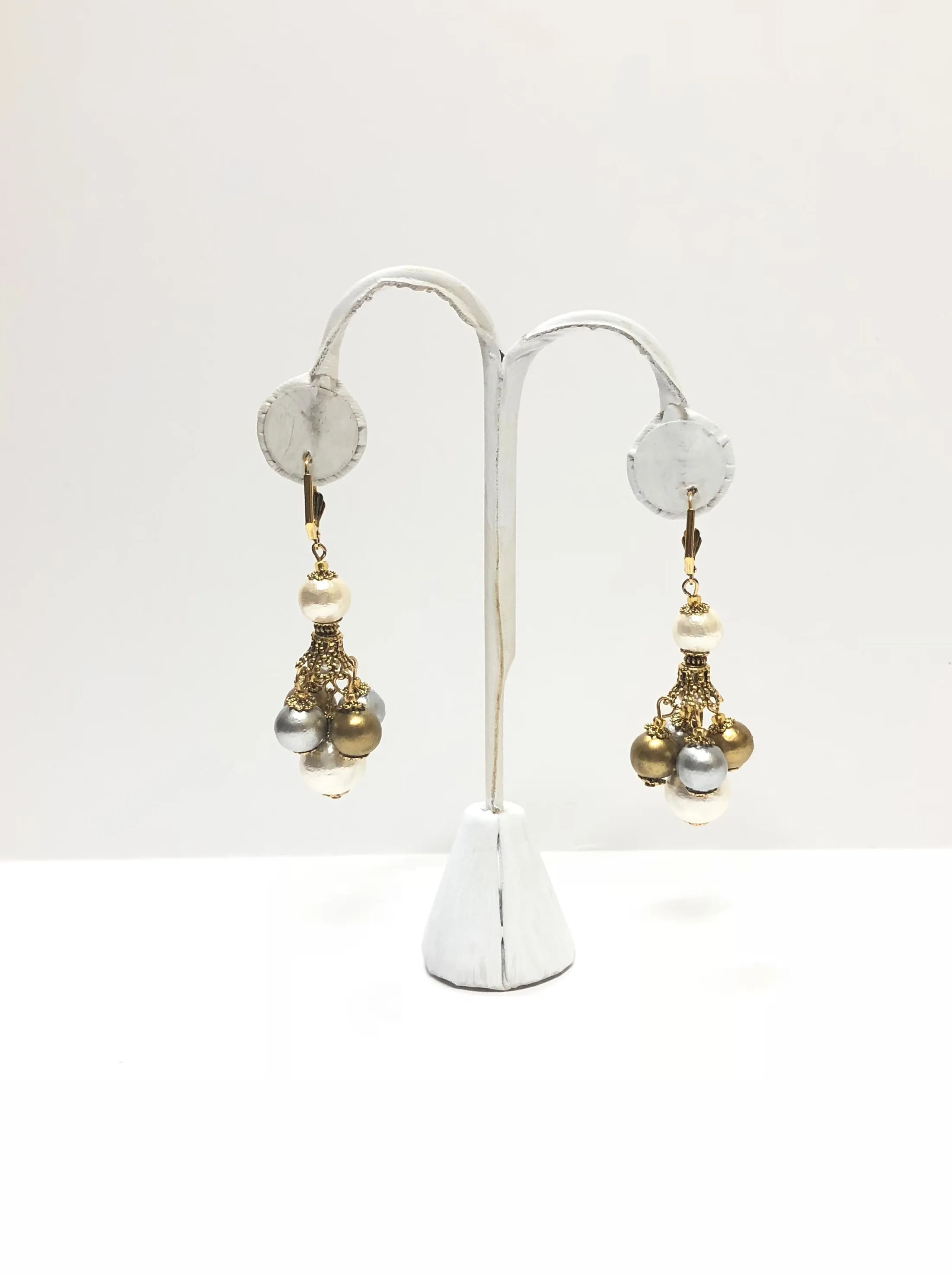 LORREN BELL PRINCESS DANGLE EARRINGS