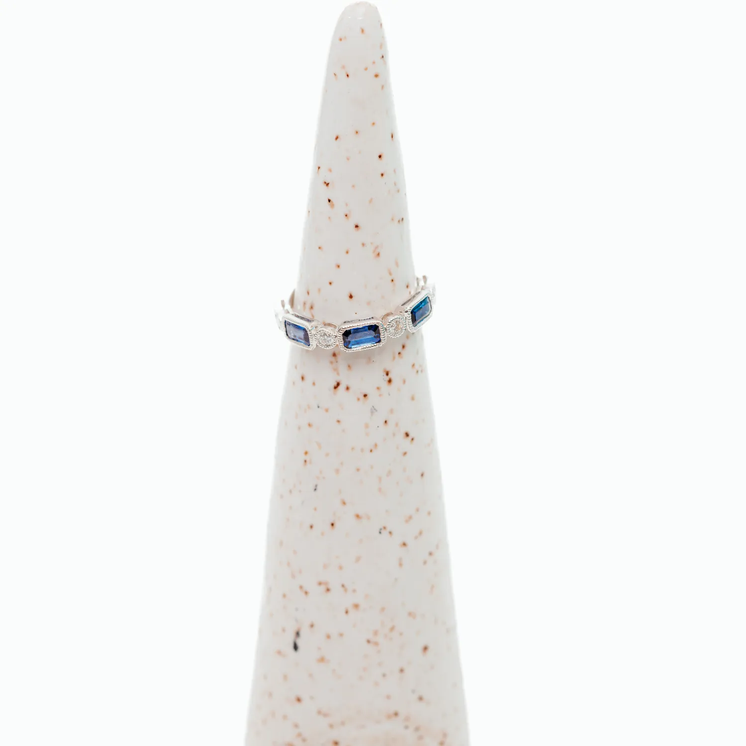 Marina Sapphire & Diamond Ring