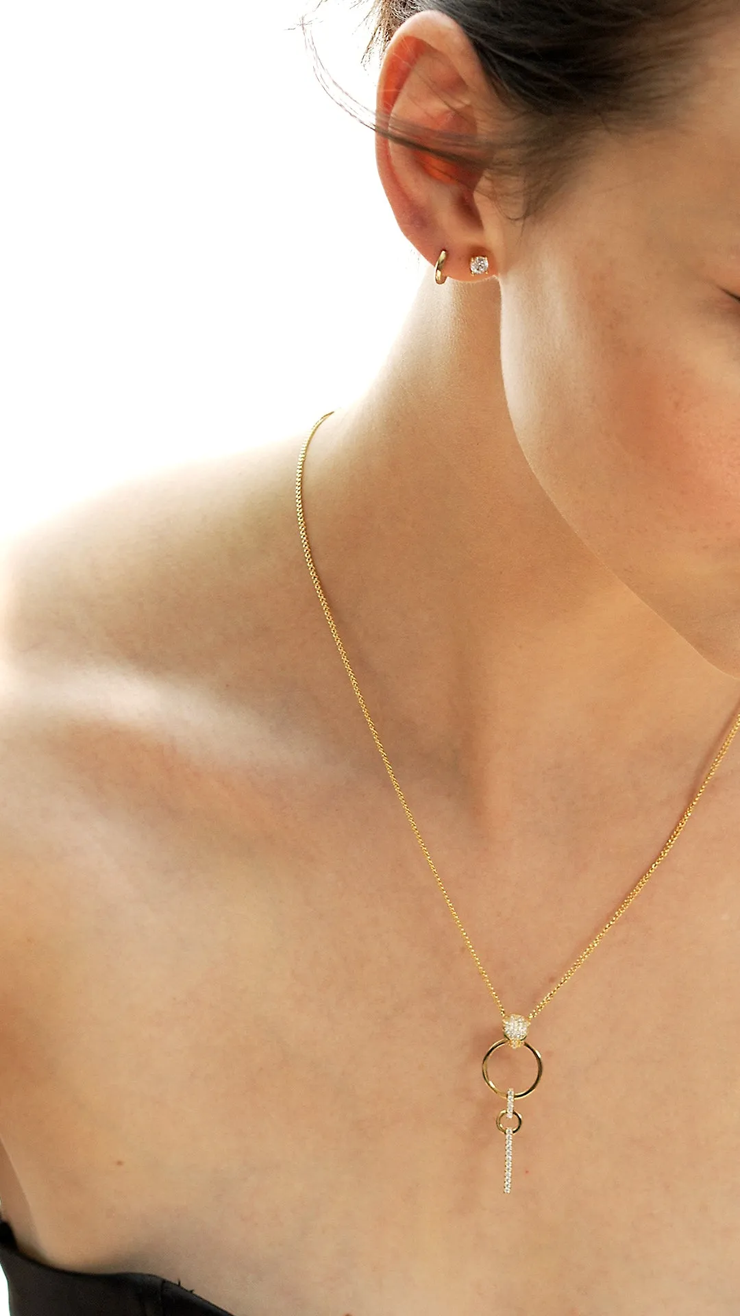Maumau Drop Necklace 18K Gold Vermeil