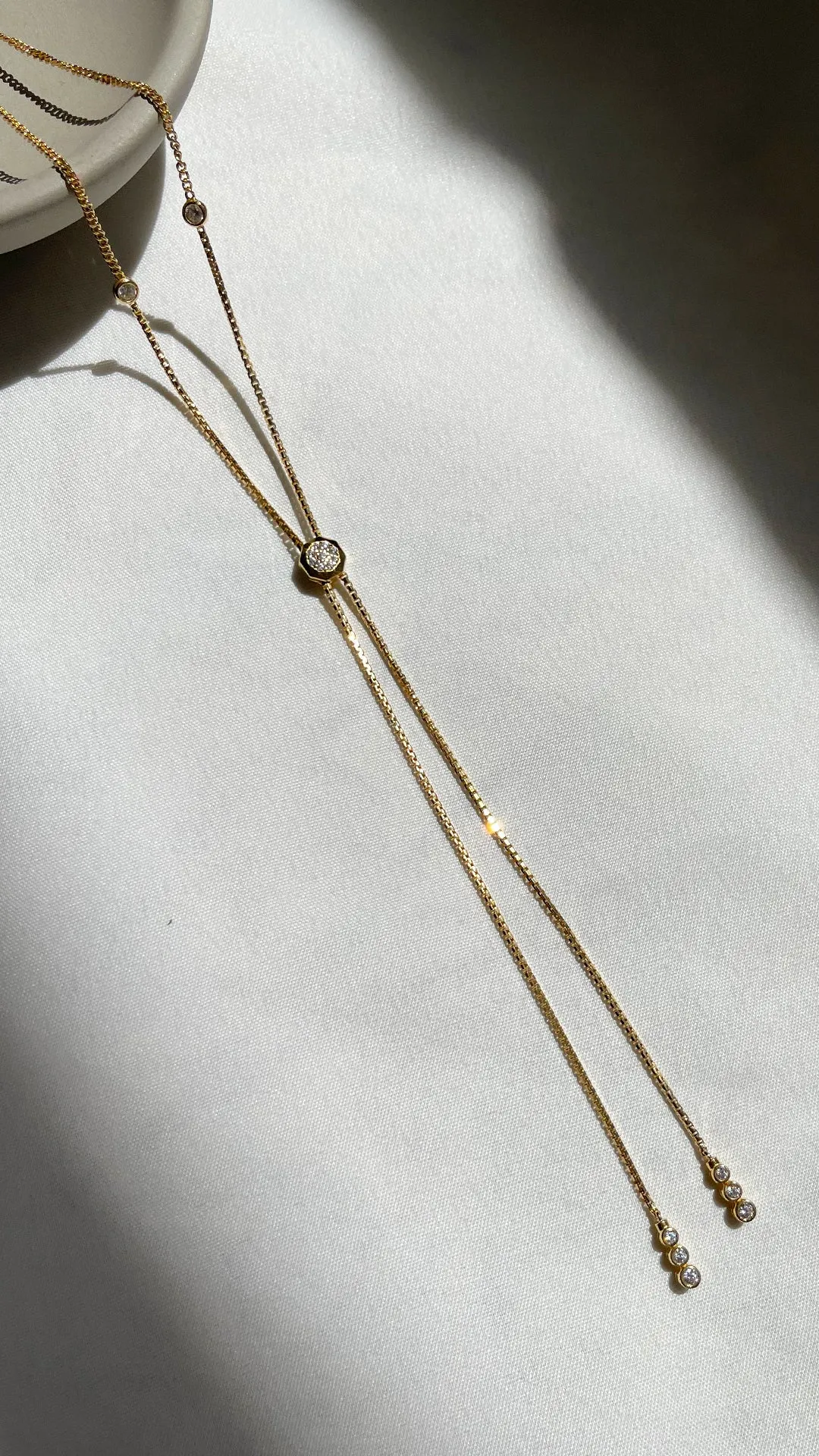 Maumau Drop Necklace 18K Gold Vermeil