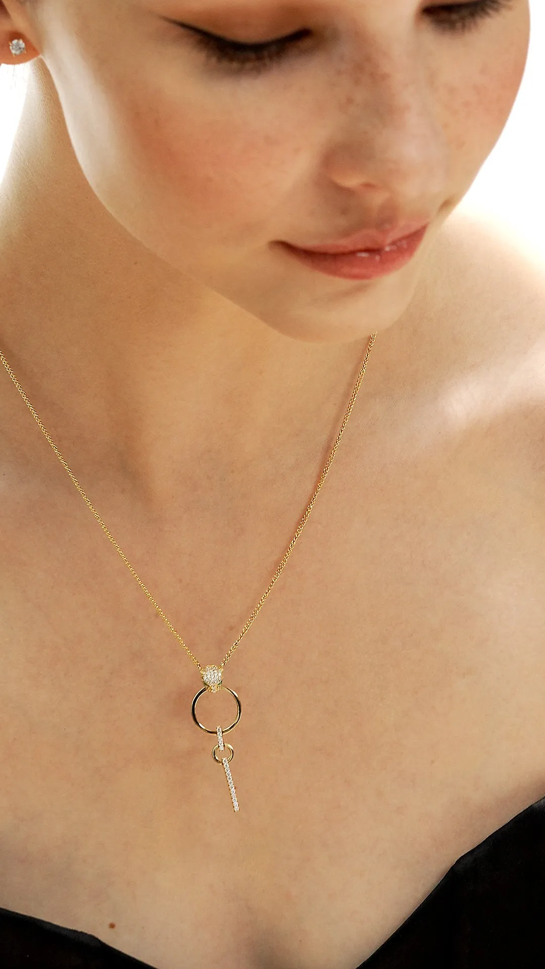 Maumau Drop Necklace 18K Gold Vermeil