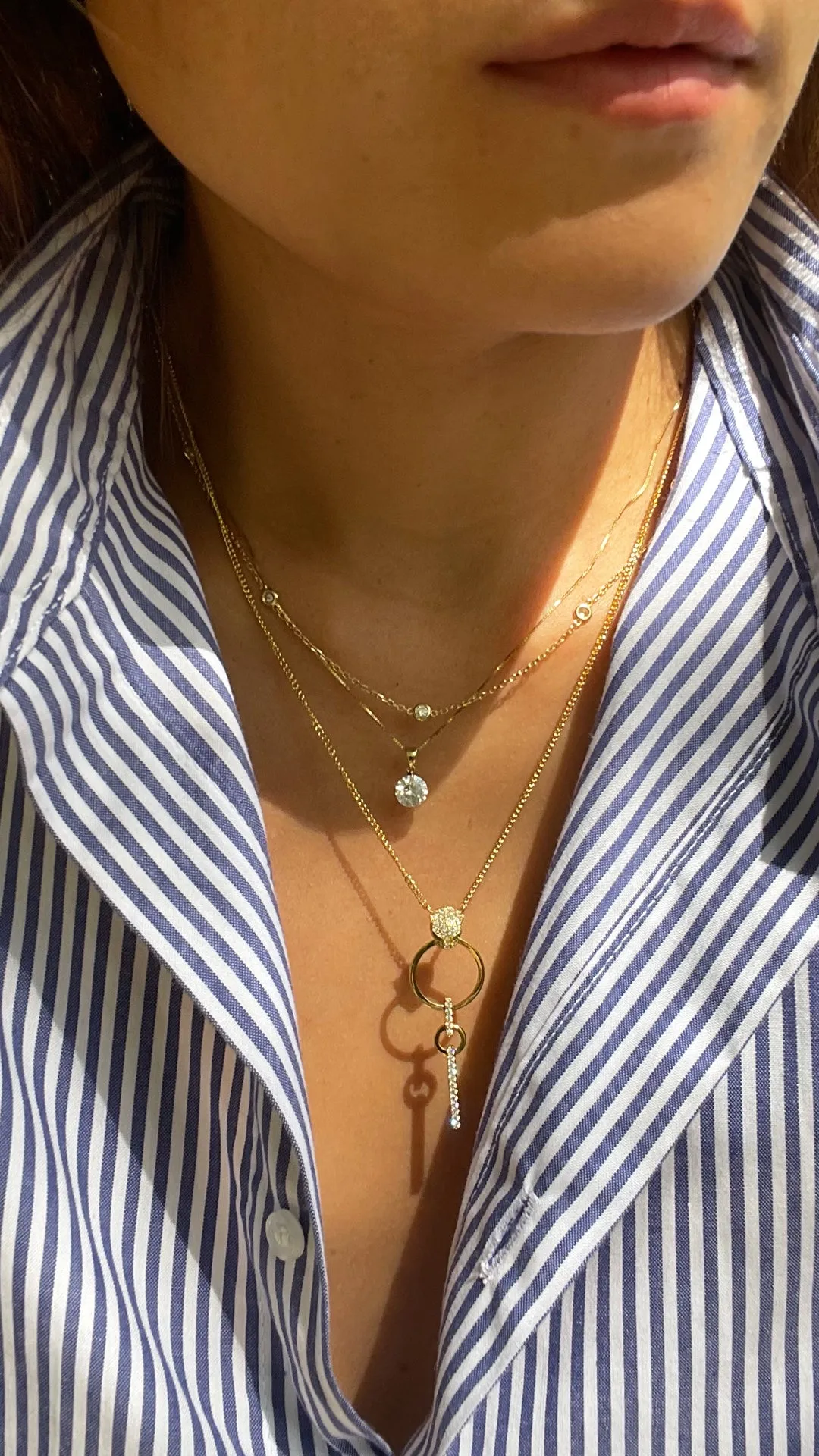 Maumau Drop Necklace 18K Gold Vermeil