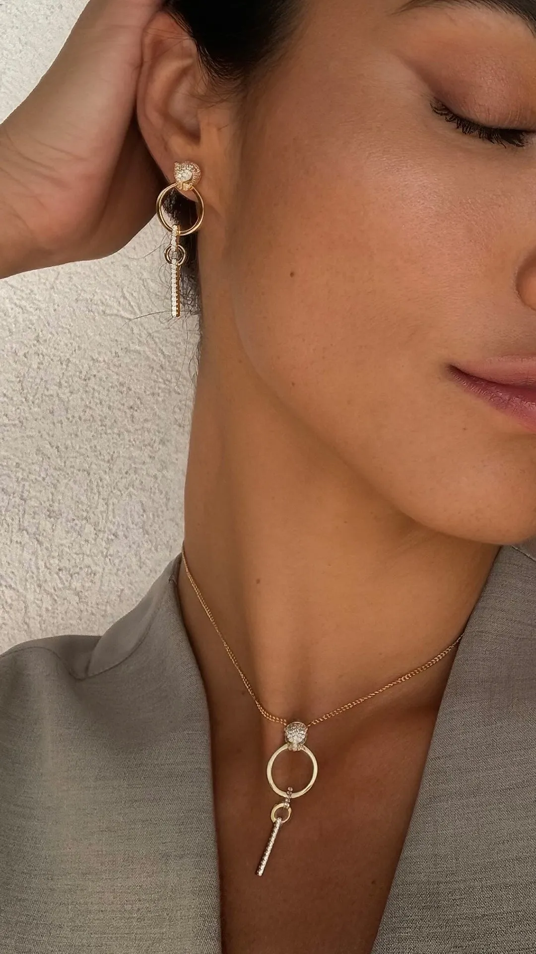 Maumau Drop Necklace 18K Gold Vermeil