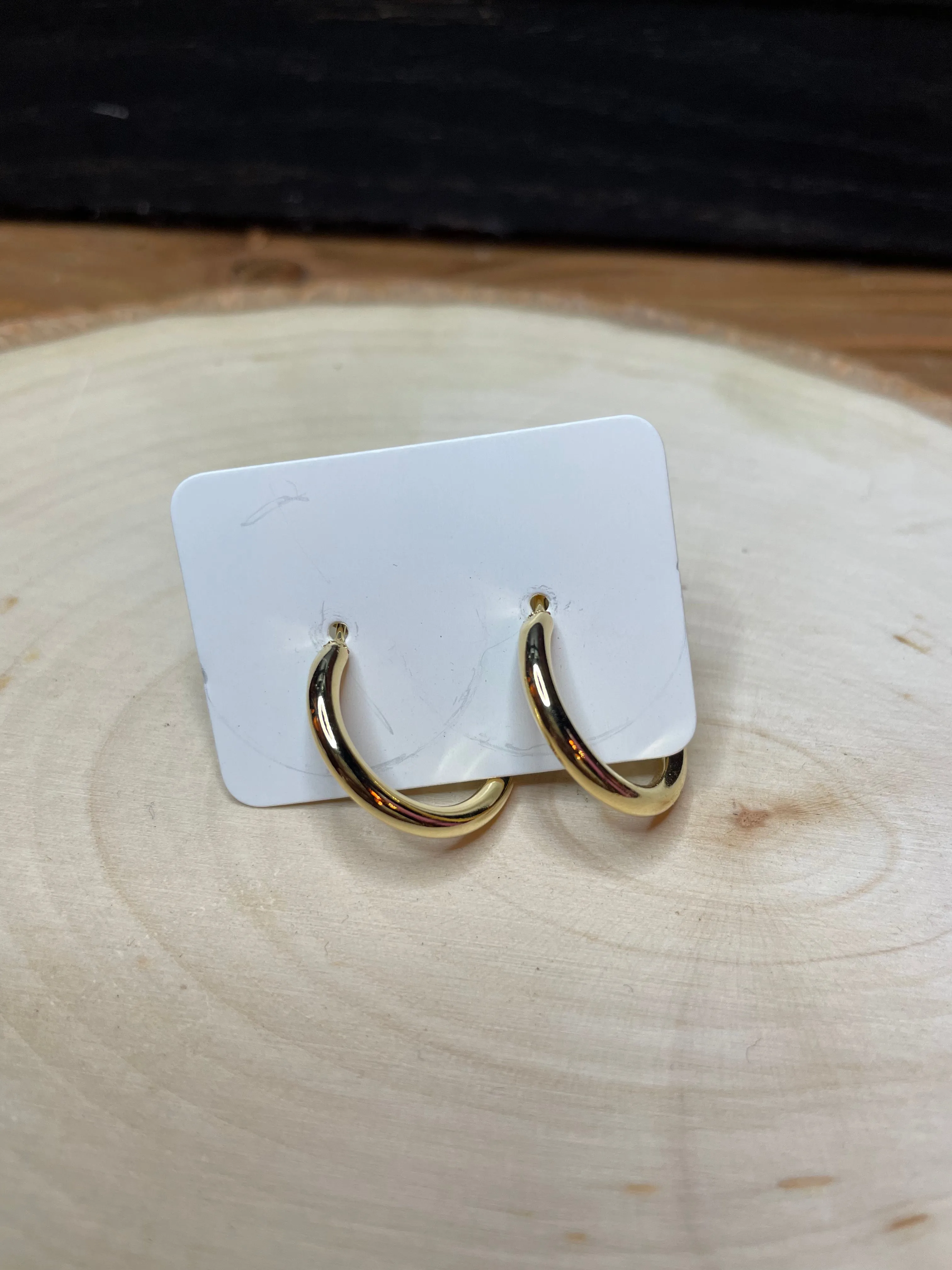 Mini It Girl Gold Hoops