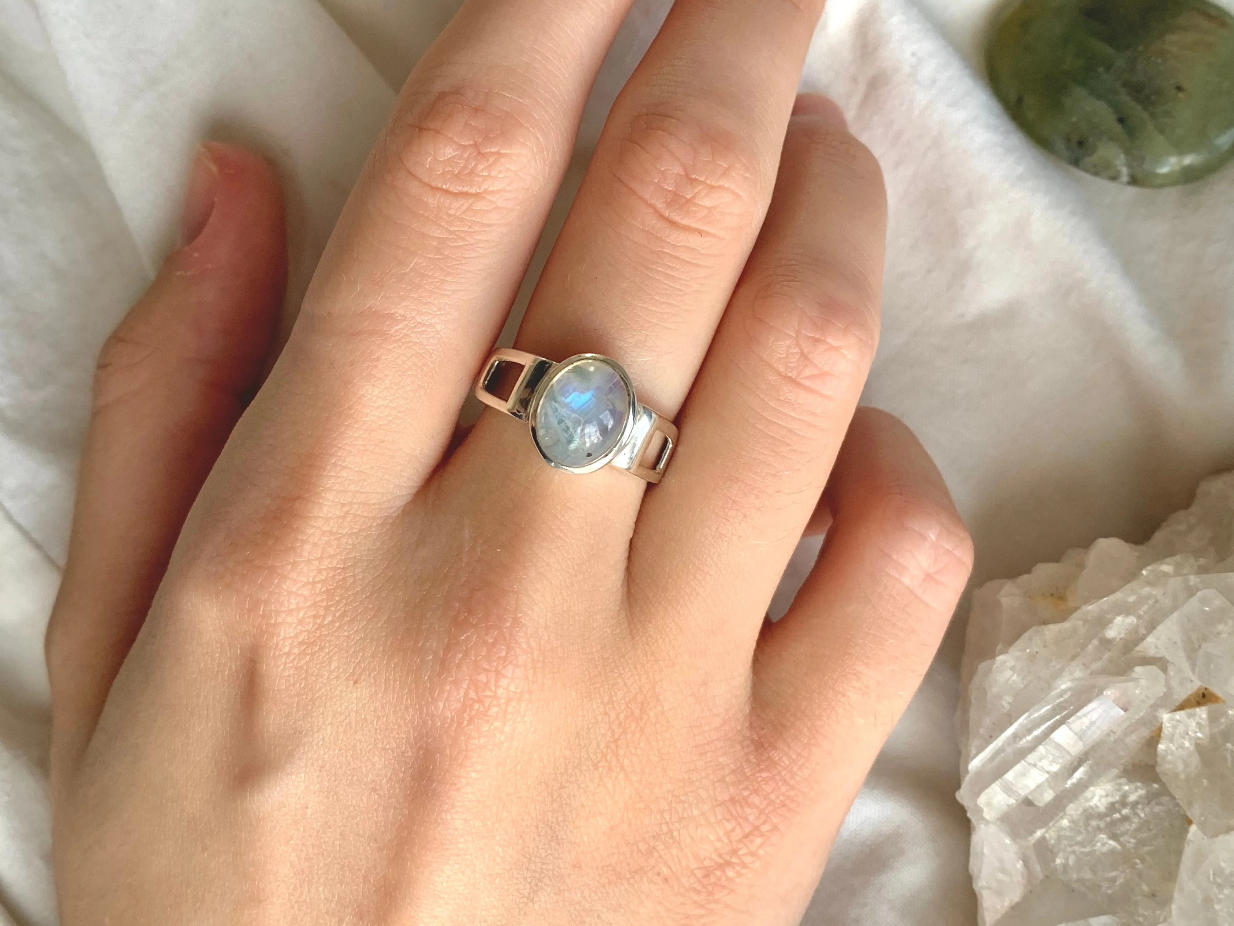 Moonstone Falco Ring