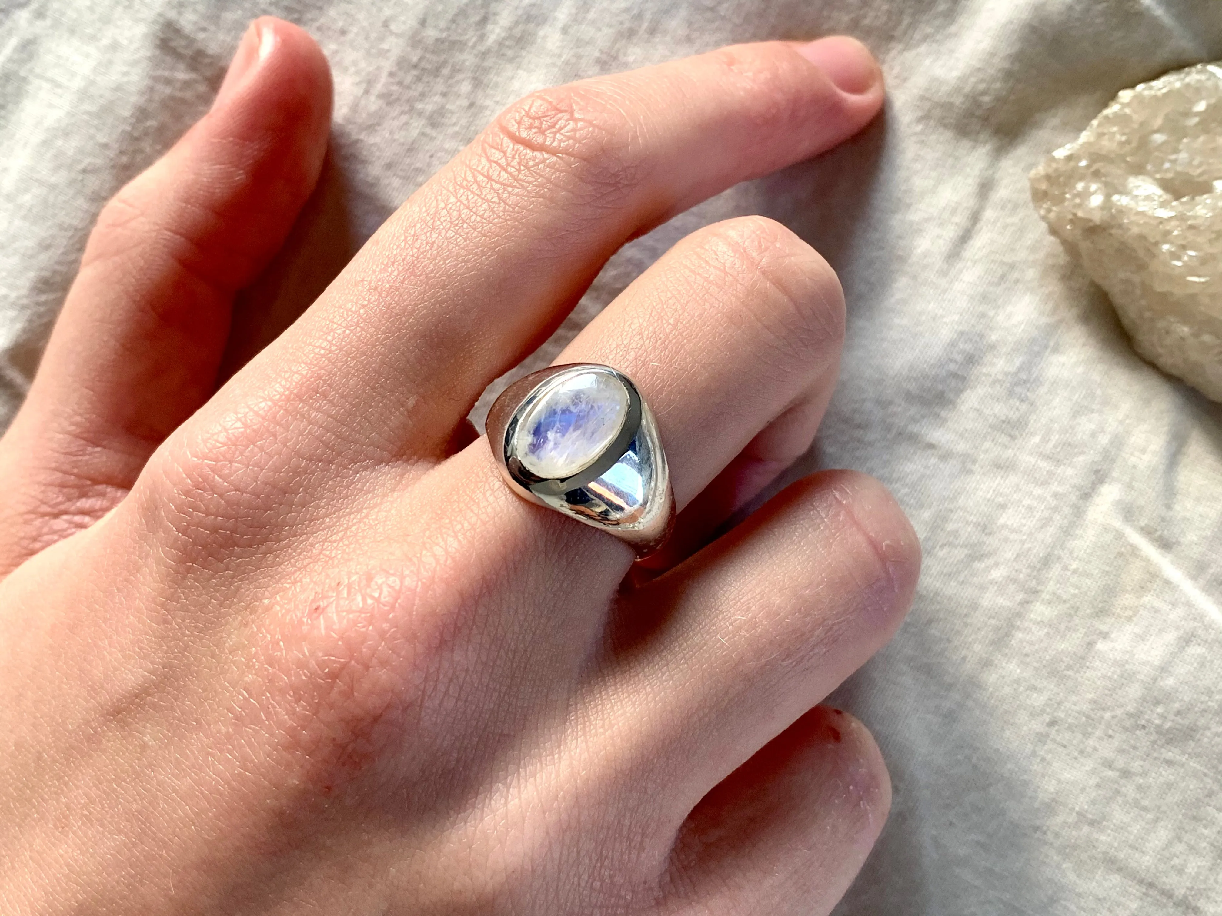 Moonstone Kleio Ring