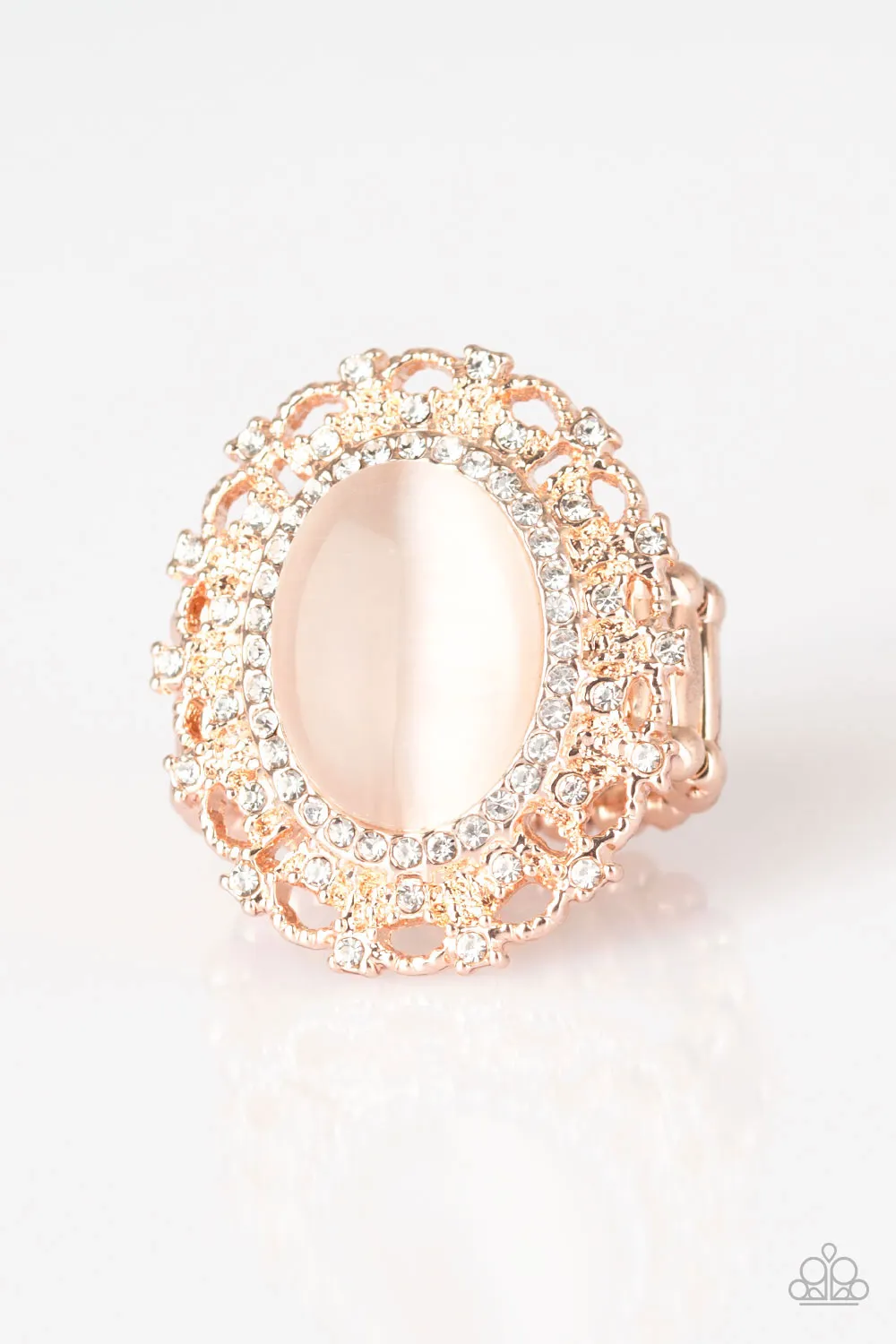 Paparazzi BAROQUE The Spell - Rose Gold Ring