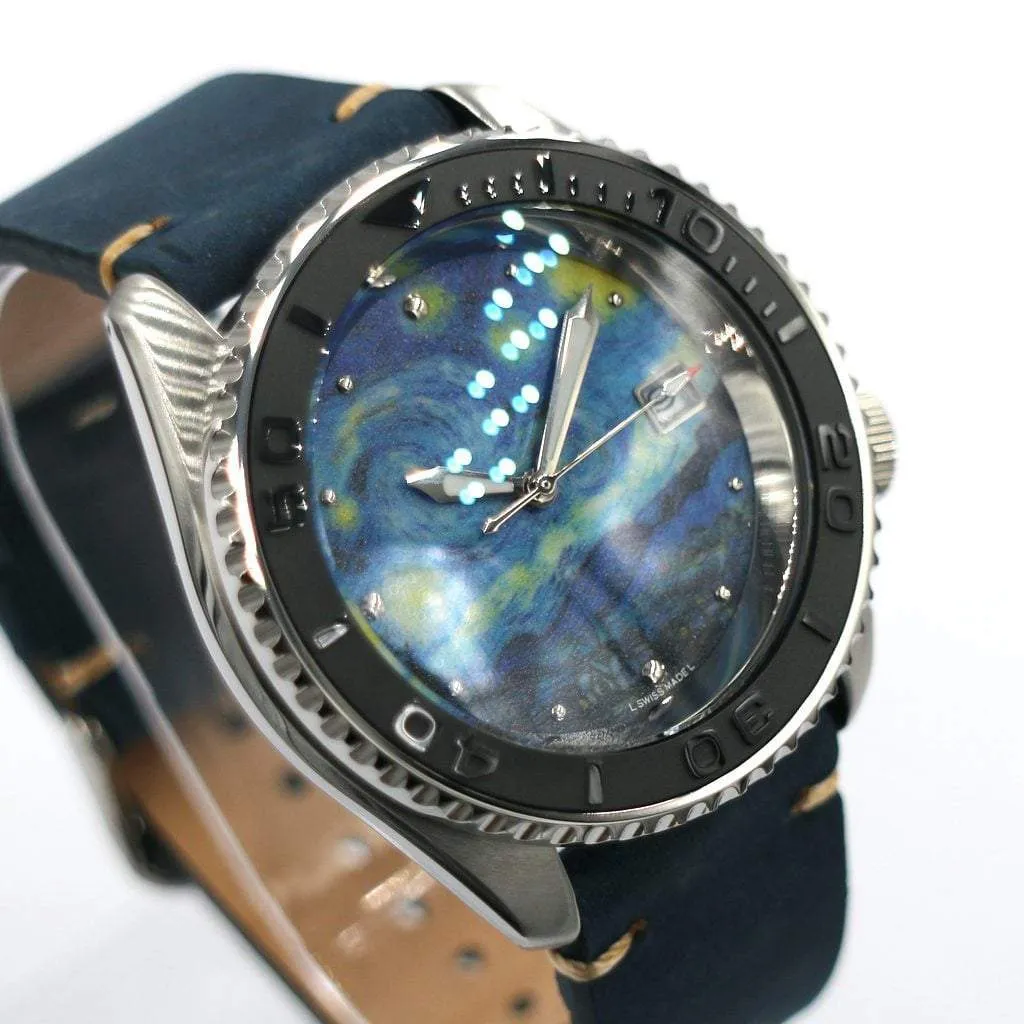 SEIKO 5 Sports SRDP55K1 The Starry Night Mod #XXX722