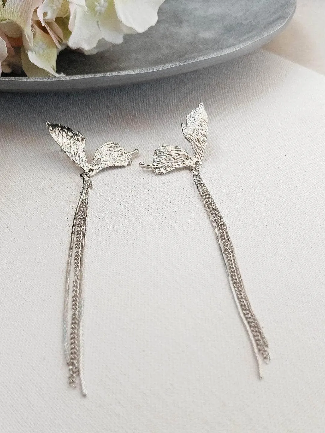 Shriya Pilgaonkar In Butterfly Tassel Earrings
