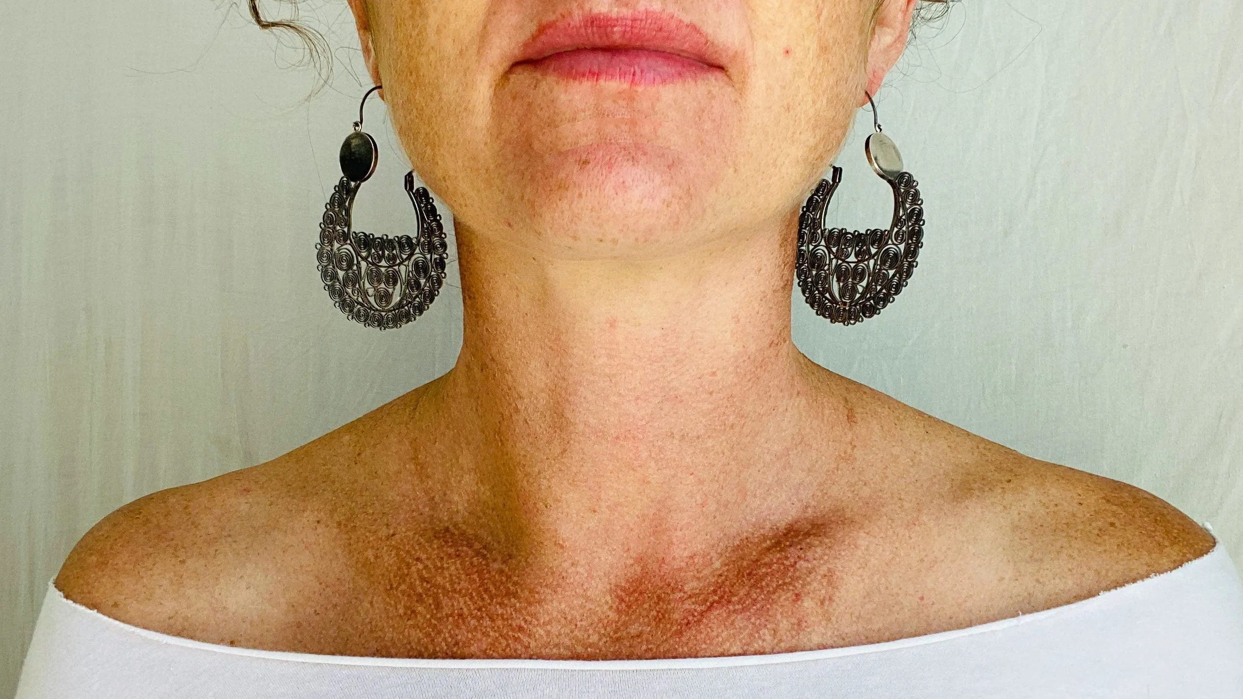 Vintage Filigree Earrings. Arracadas. Oaxaca. Mexico. Frida Kahlo. 0442